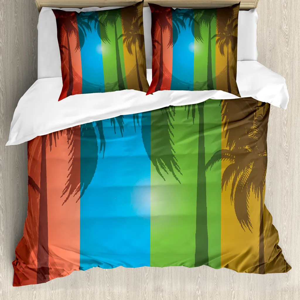 Set Letto Bohemian Grunge Rosso Blu ABAKUHAUS | Arredamento Moderno