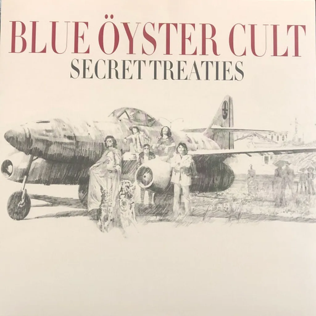Secret Treaties Blue Öyster Cult Vinyle LP Son Audiophile avec Insert