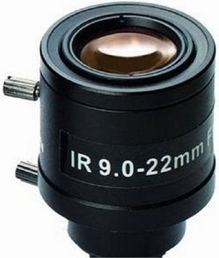9 - 22mm varifokaler Objektiv M12x0.5