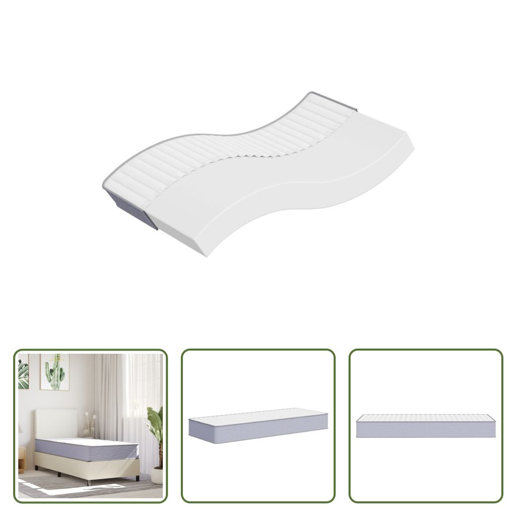 The Living Store Matratze Schaumstoff Mittelweich 70x200 cm