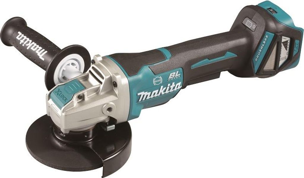 Makita DGA519Z Akku-Winkelschleifer mit Regulierung und X-Lock 125mm Li-Ion LXT 18V, ohne Akku Z