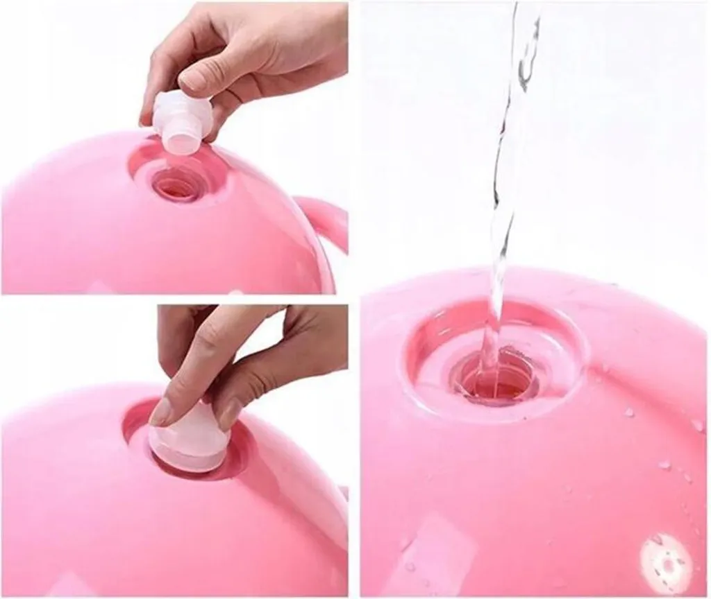 Haltère à eau ajustable de 1 à 5 kg kettlebell ergonomique violet