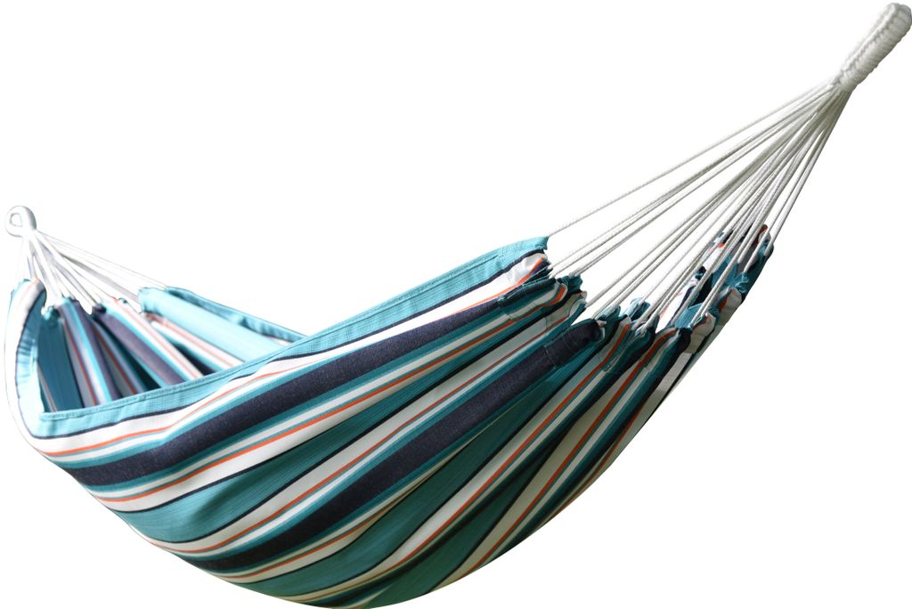 VIVERE Brazilianische Hängematte aus Sunbrella 370x140 cm – 200 kg Belastung - Token Surfside