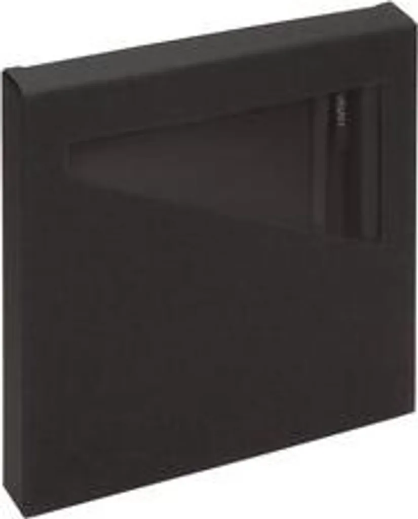 Set Scrittura A6 Premium Nero - Taccuino Misto Quadretti Punti Linee