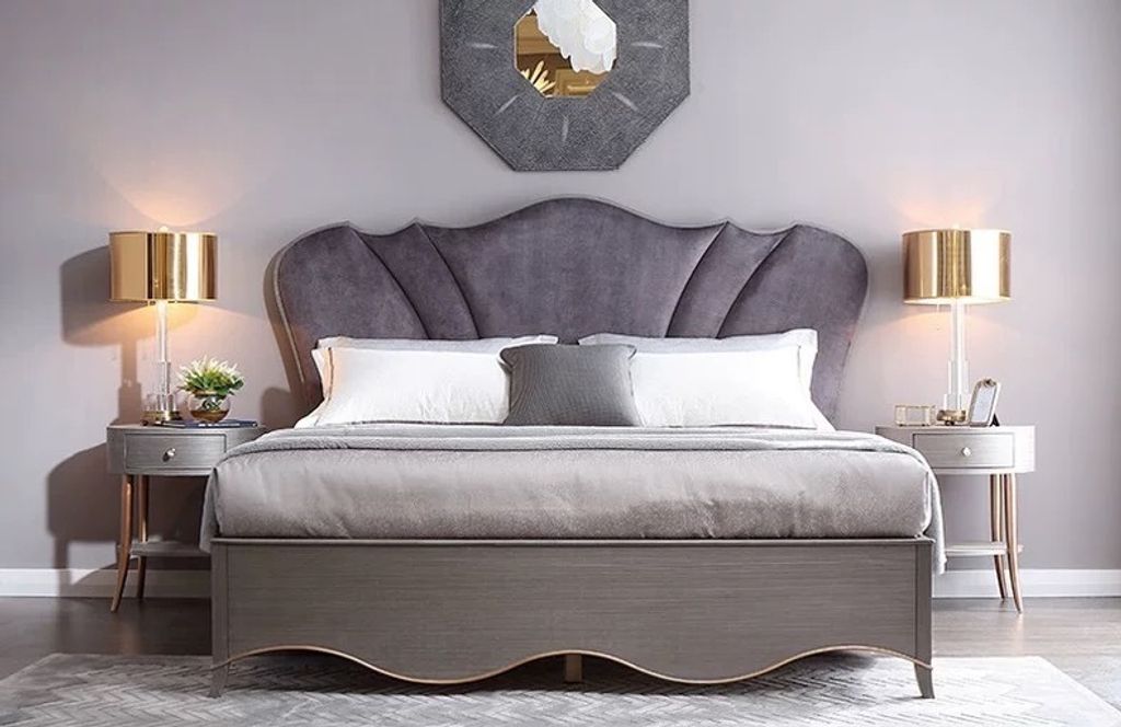 Bett 2x Nachttisch 3tlg. Schlafzimmer Set Betten neu Luxus Klassische Möbel Neu