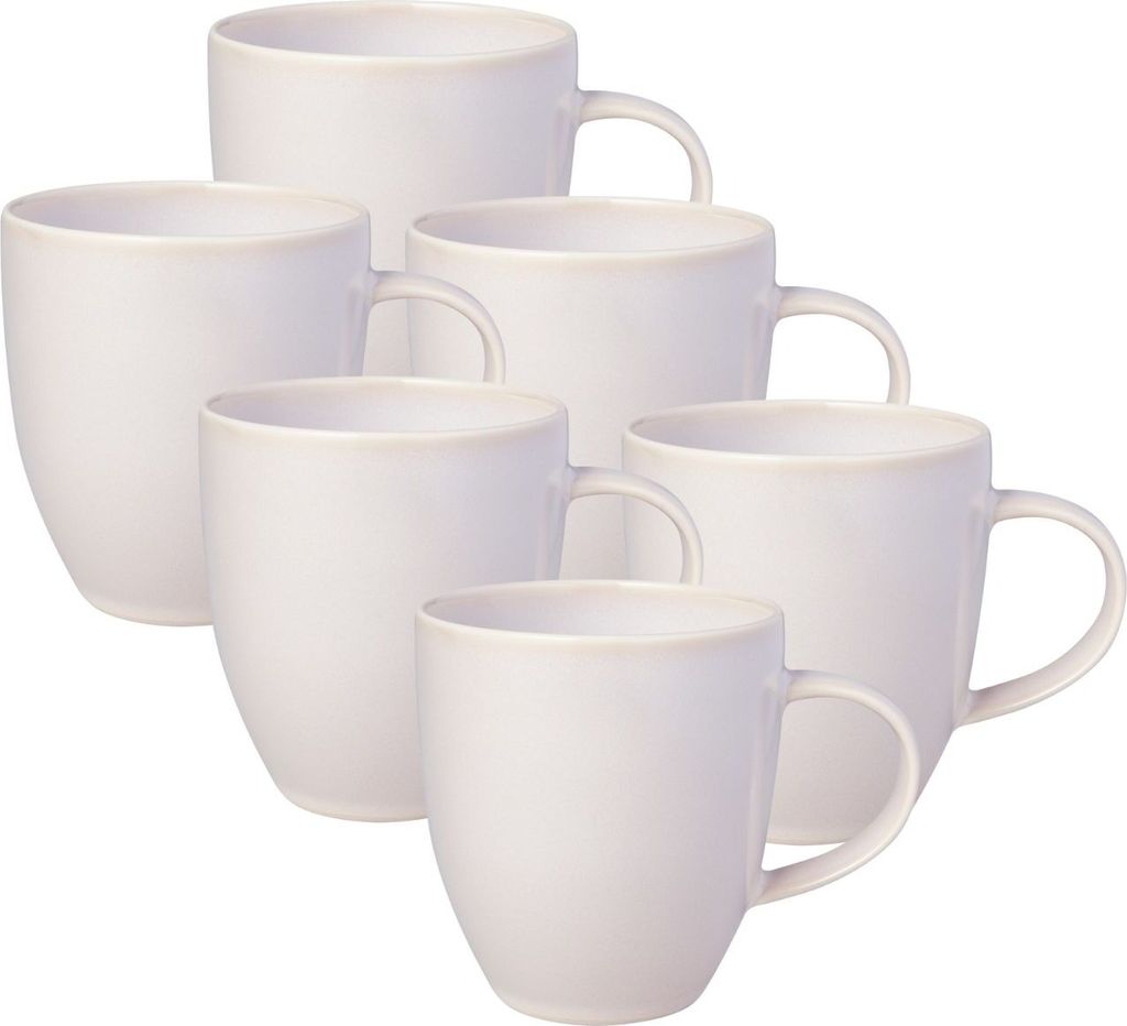 like Villeroy & Boch Crafted Baumwolle Becher mit Henkel 0,35l Set6