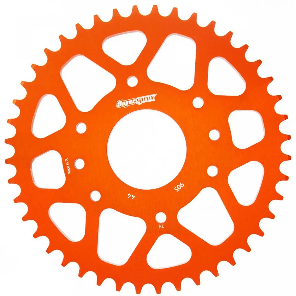 Couronne Supersprox 45Z Orange en Alu Léger 520 - Fixation 8 Trous 110mm