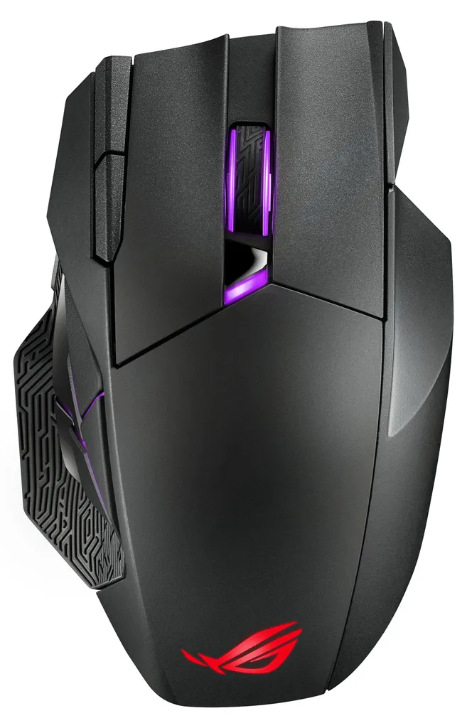 Souris ASUS ROG Spatha X sans latence avec autonomie longue durée en jeu