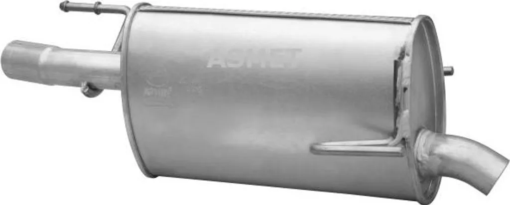 Pot d'échappement ASMET 5186 Acier Aluminisé OE 5852279 pour Meriva