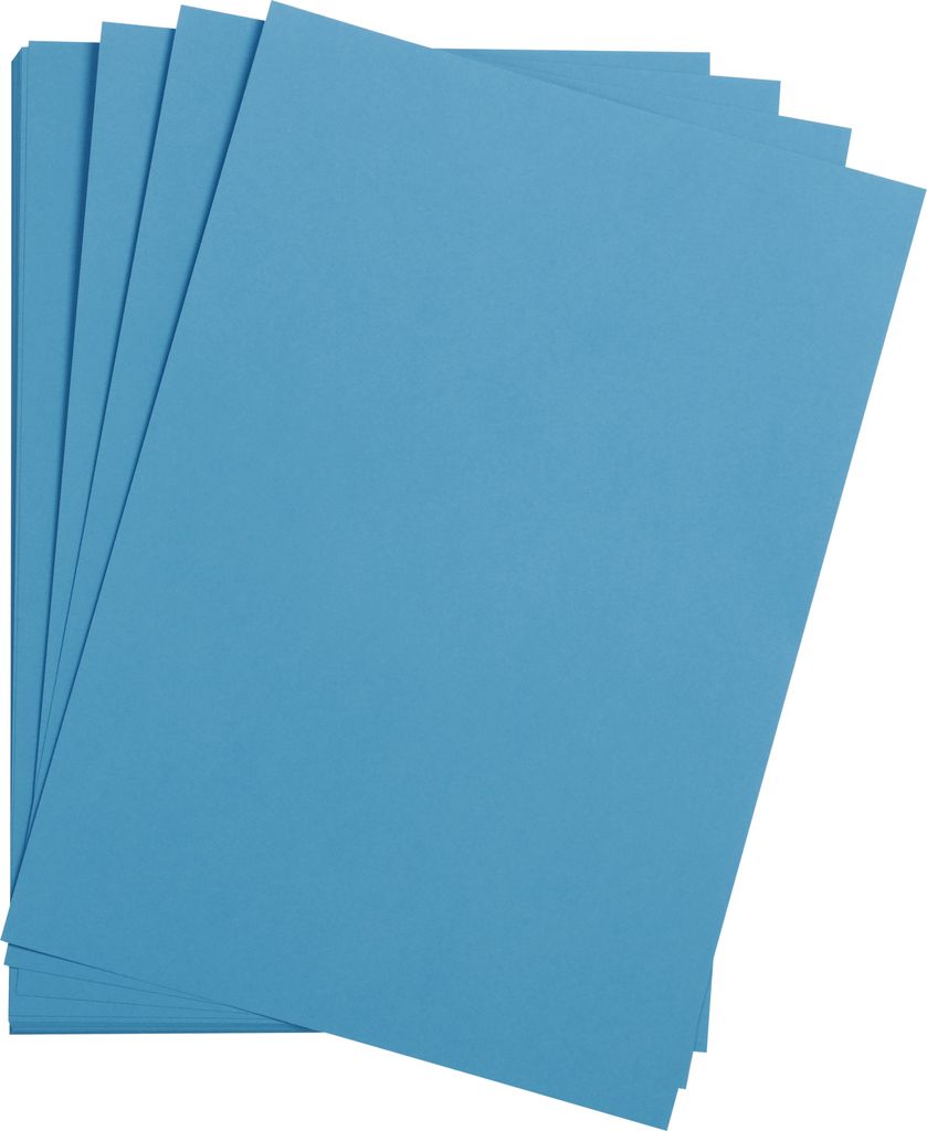 Clairefontaine Maya Bastelkarton A1 185g 25 Bogen - Blau 975658C