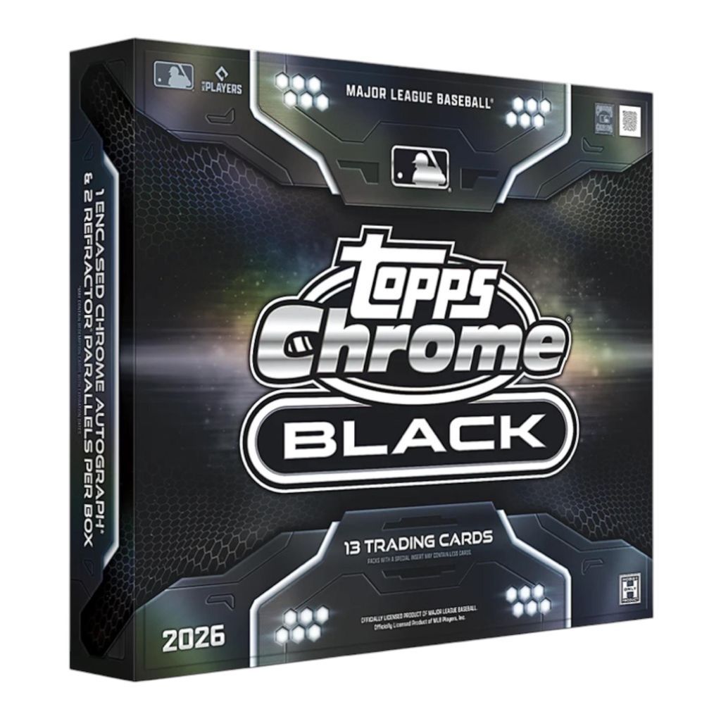 Topps 2026 Topps Chrome Black Baseball Hobby Box Produktbild 
