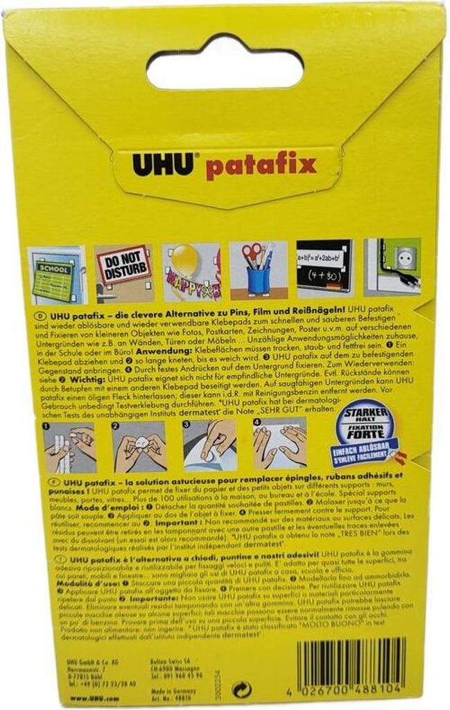 Lepiaca podložka UHU PATAFIX, 80 kusov Obrázok produktu 6