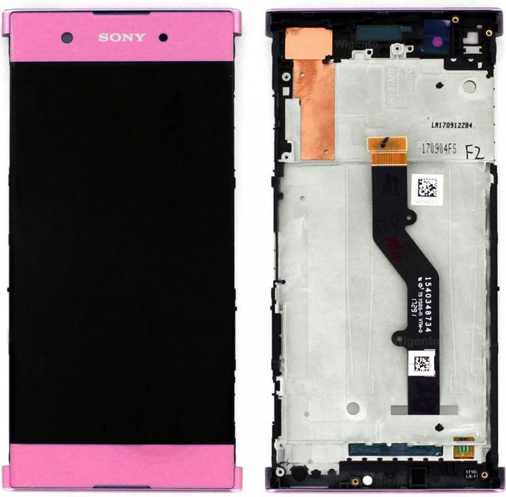 Sony Display LCD Komplett für Xperia XA1 Plus 78PB6100020 Reparatur Pink Ersatz