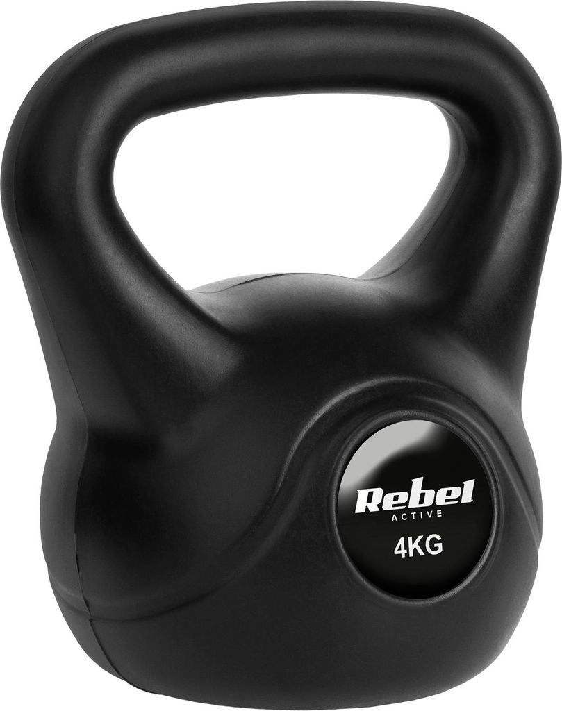 Rebel RBA-2312 Kettlebell Active 4 kg, nero Immagine del prodotto 