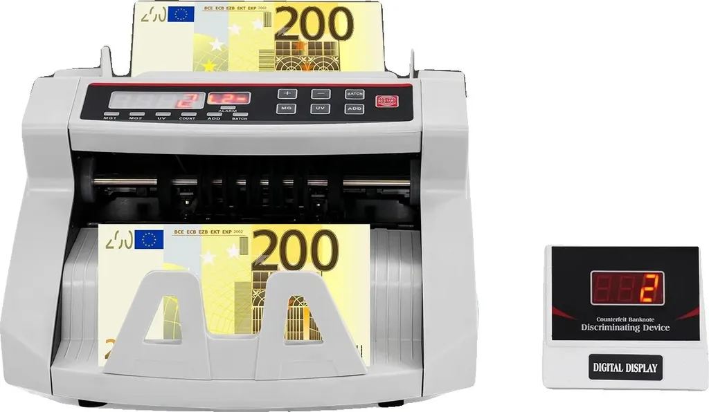 Compteuse de billets ABS avec détection UV/MG haute vitesse 900 pcs/min