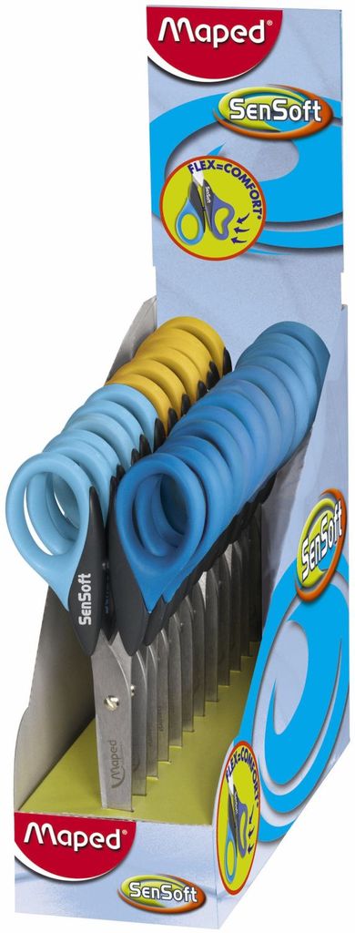 MAPED M169600 Nožnice Maped Sensoft, 16 cm, rôzne farby Obrázok produktu 