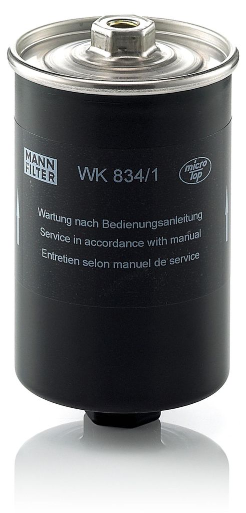 Kraftstofffilter MANN-FILTER WK 834/1 für VW GOLF II (19E, Produktbild 