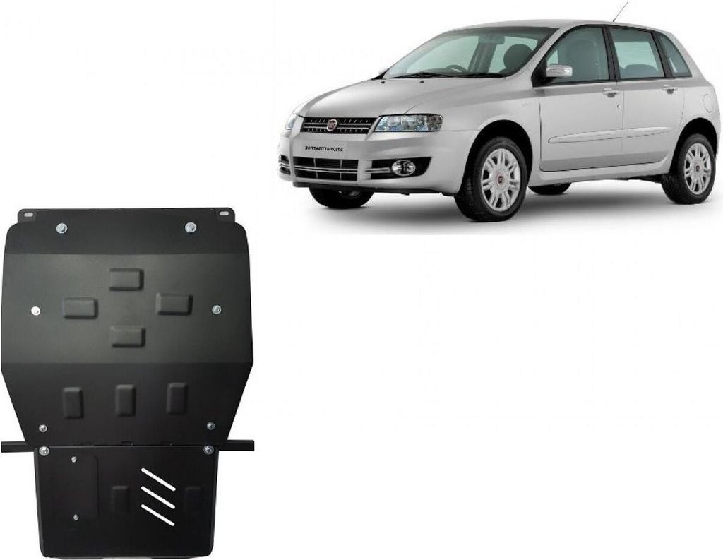 Stahl Unterfahrschutz für Motor Fiat Stilo