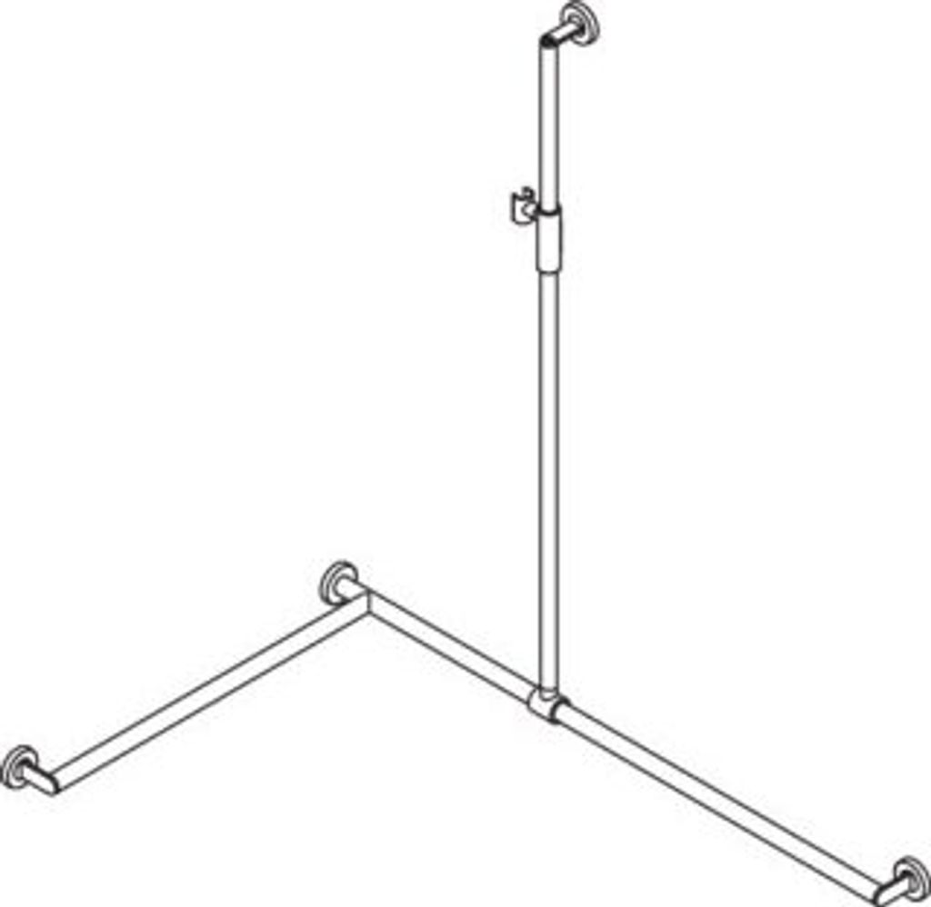 HEWI 900.35M33560 ER DUHA,d:25/30,A1:1250,W1:1185,W2:765