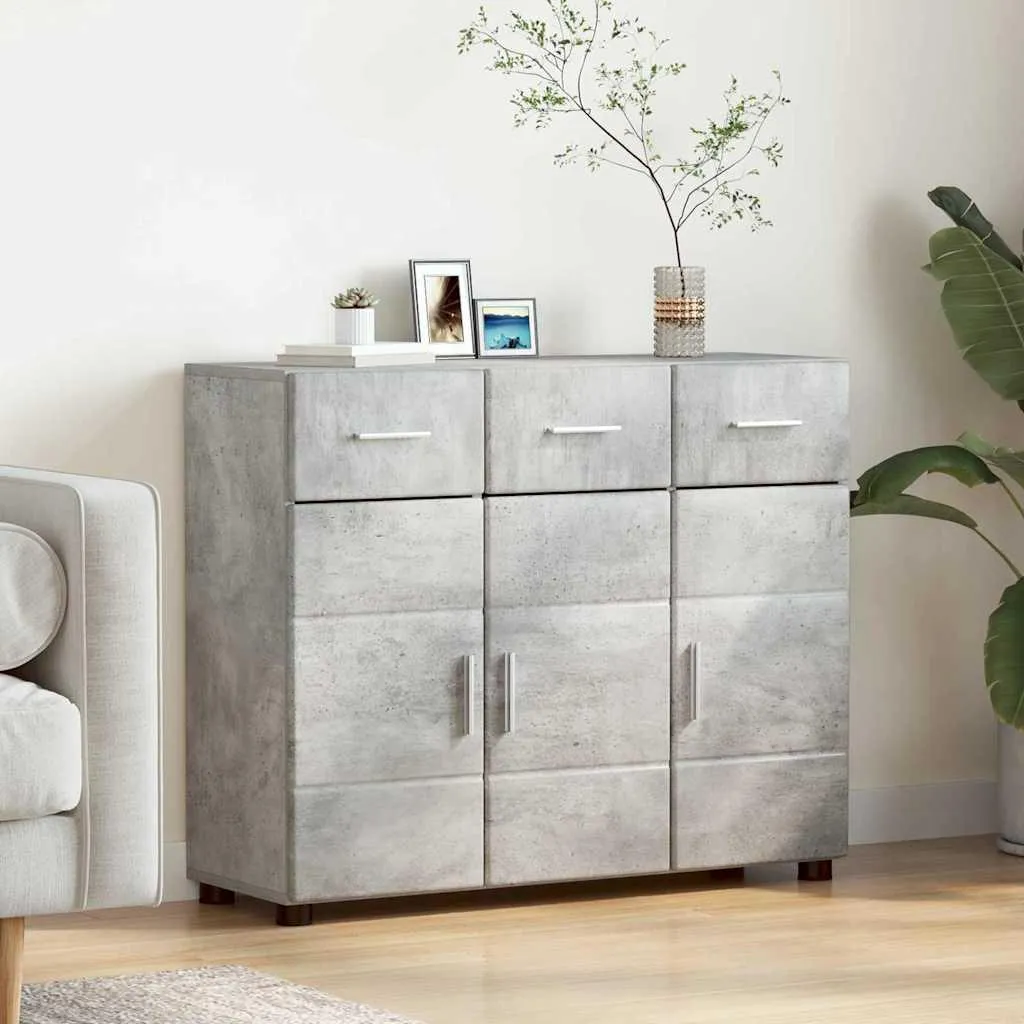 Mobile Credenza Grigio Cemento 88,5x73 cm Maison Exclusive FLORIN Online