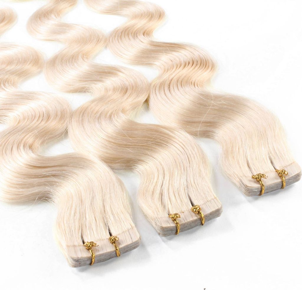 Tape Extensions Pravé vlasy #10/0 Svetlo blond Obrázok produktu 