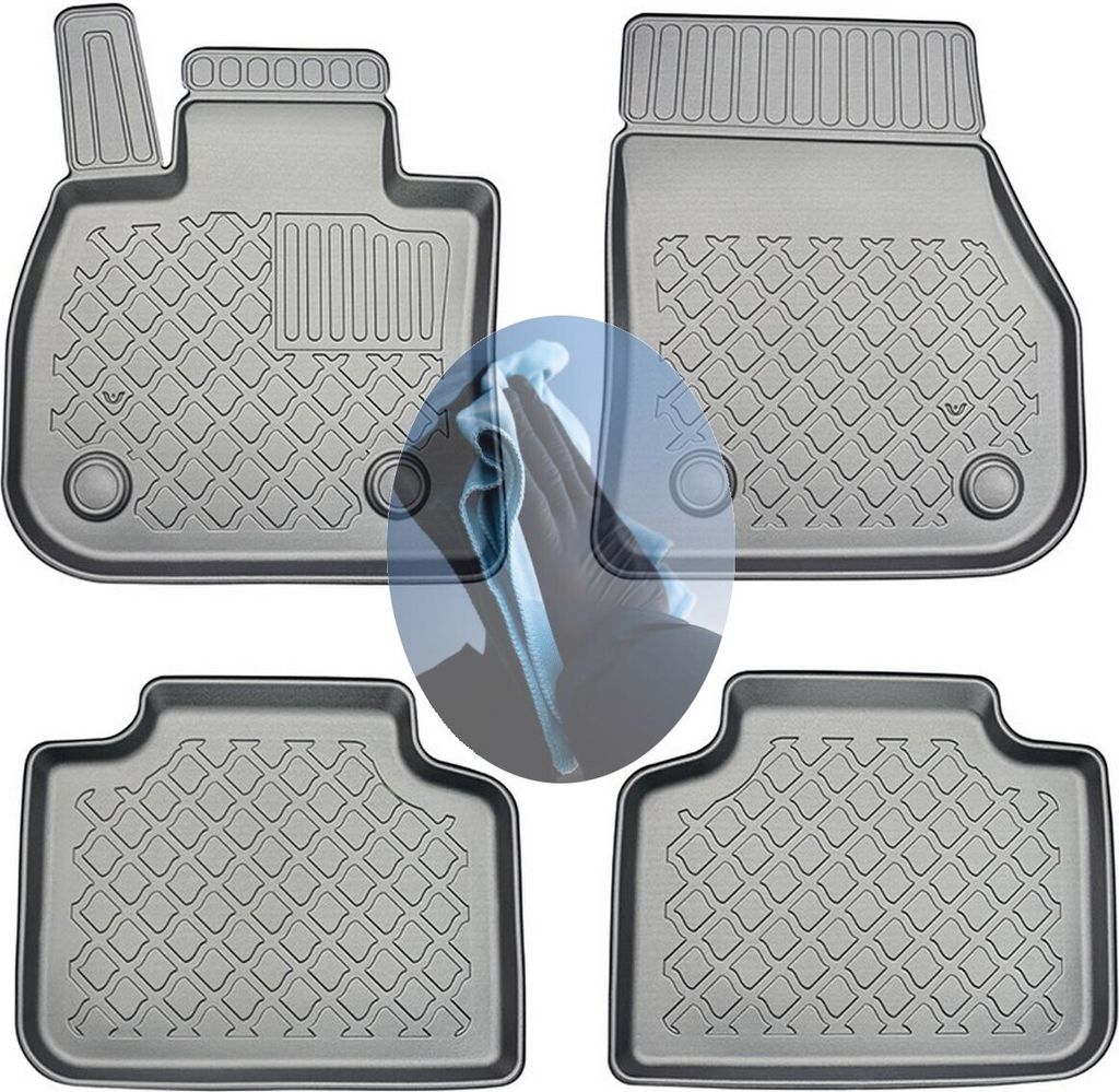 Z522047 TPE-Gummifußmatten kompatibel mit BMW X1 Allradantrieb U11 Steilheck Geländewagen SUV 5-türer 2022-