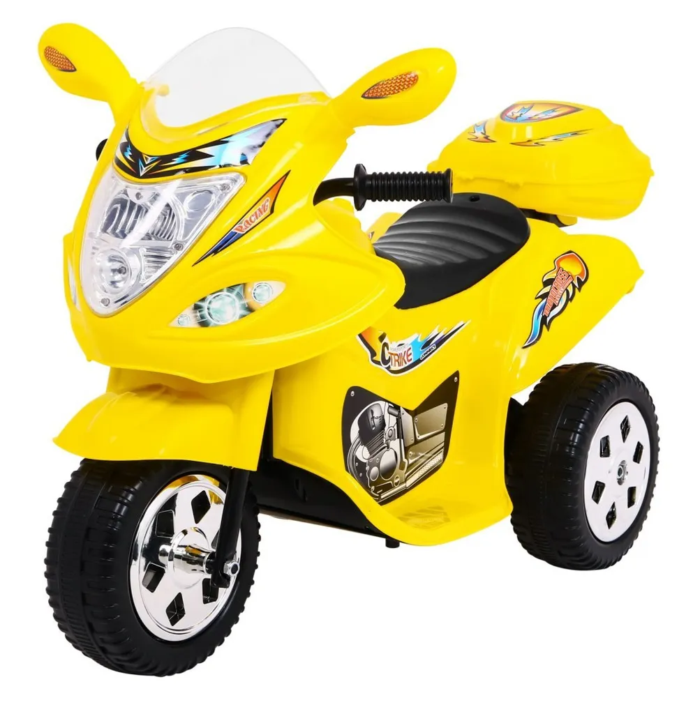 Tricycle Électrique de Jardin pour Enfant Bjx-088 Jaune Lumineux