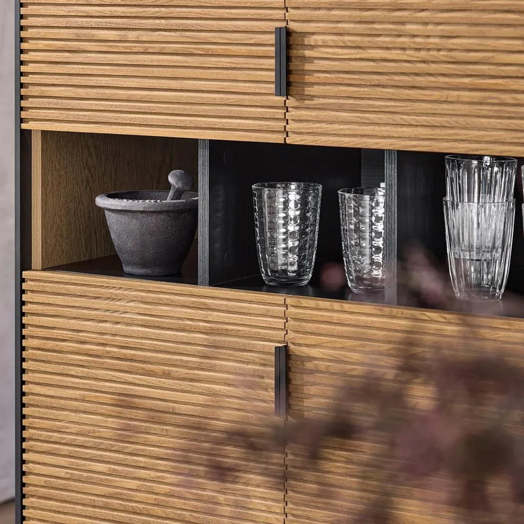 Optimiser votre Espace : Buffet Bas SoBuy 4 Portes pour Rangement Net - 8
