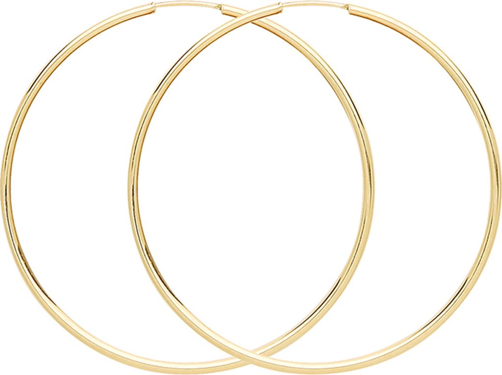 Dormeur Boucles d'oreilles Femme Or 375/1000 - 37mm; Image du produit 