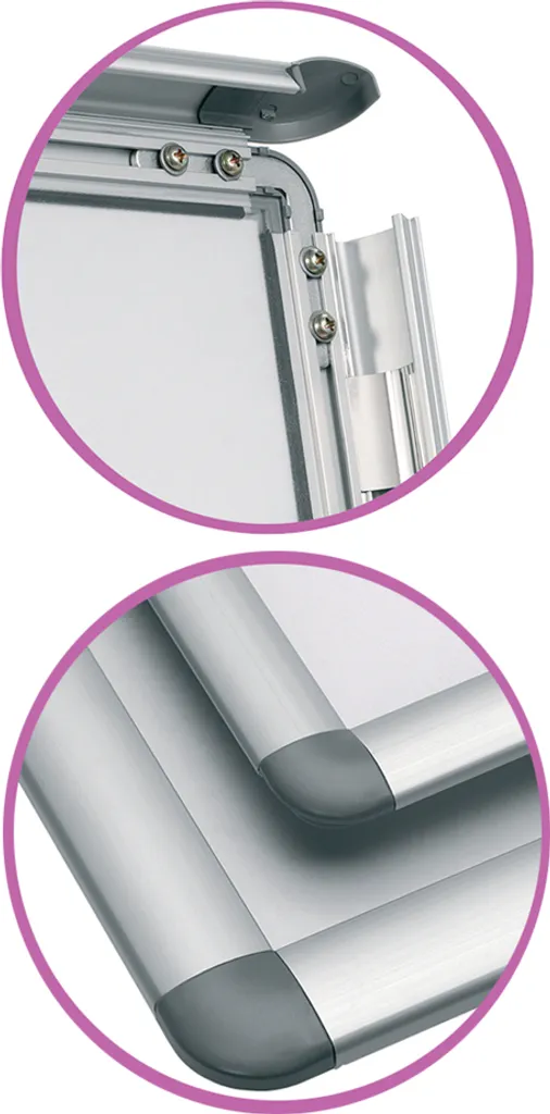 nobo cornice per poster A4, incluso set di montaggio, 25 mm - 3