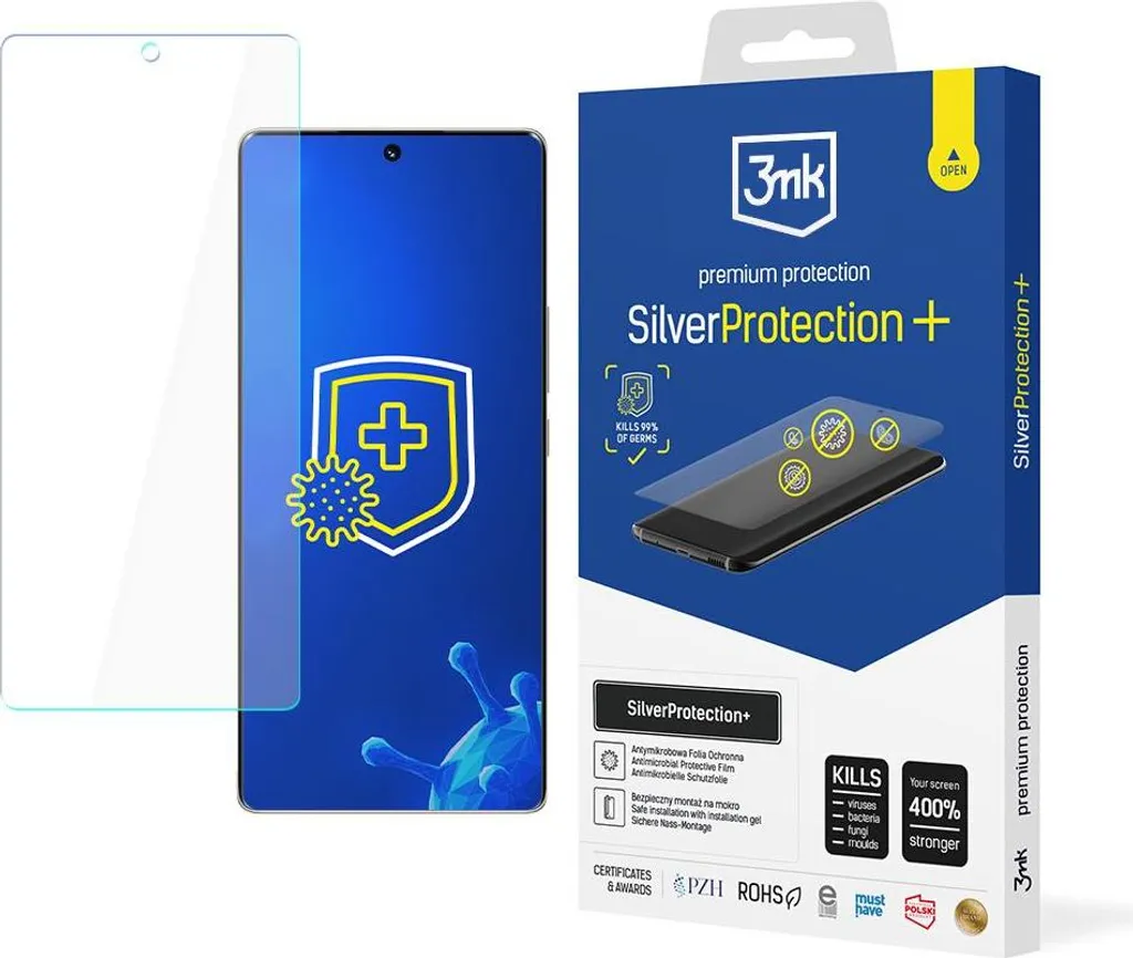 3mk SilverProtection+ per Honor 70: Protezione Schermo Idrogel Top