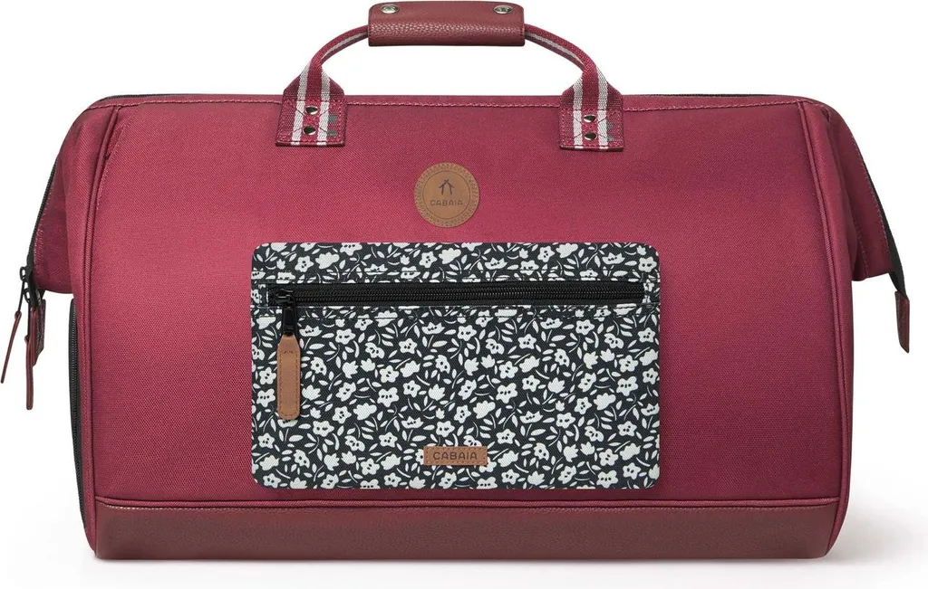 Sac week-end ordinateur Cabaia Duffle Bag bordeaux étanche et modulable - 2