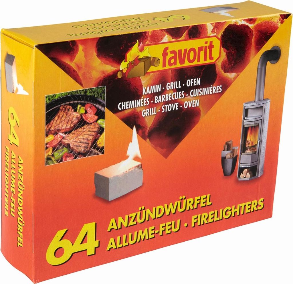 Ulubiona kostka do zapalniczki węglowej (64 szt.) Zdjęcie produktu 
