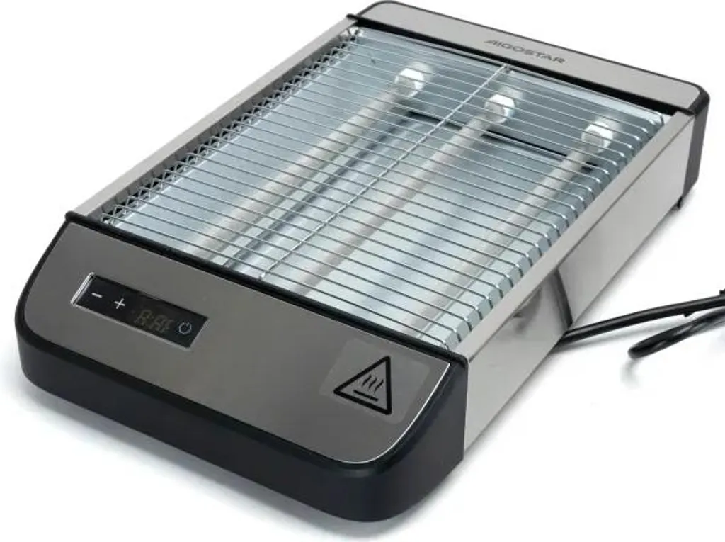 Tostapane Professionale Aigostar 1000W B302023IV LCD Acciaio Inox