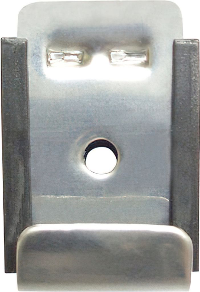 WOLFPACK LINEA PROFESIONAL Spiegelklemme Verstellbar Edelstahl 25x30 Set 4 Stück