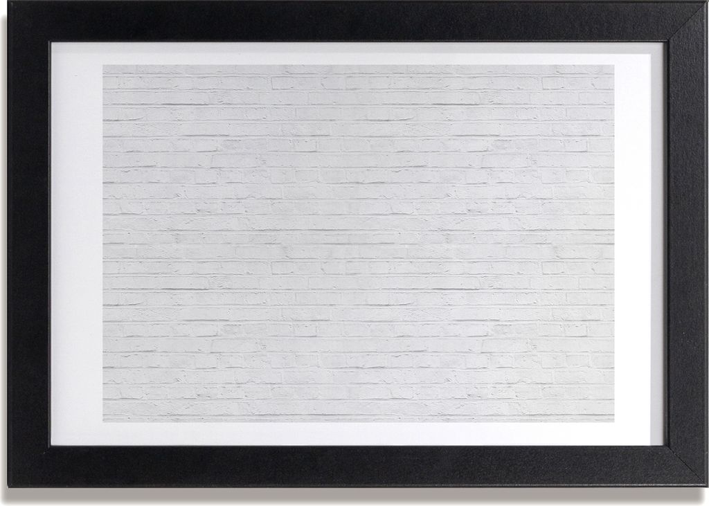 Bild 30x20 MDF-Rahmen, Wandkunst Ziegelwand