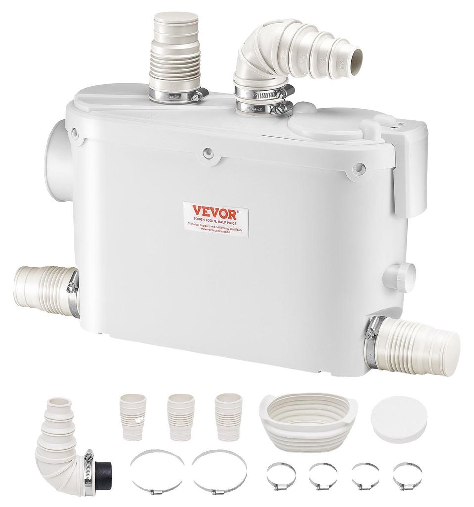 VEVOR hefinstallatie, afvalwaterpomp, 500W, robuust, hoge Productafbeelding 