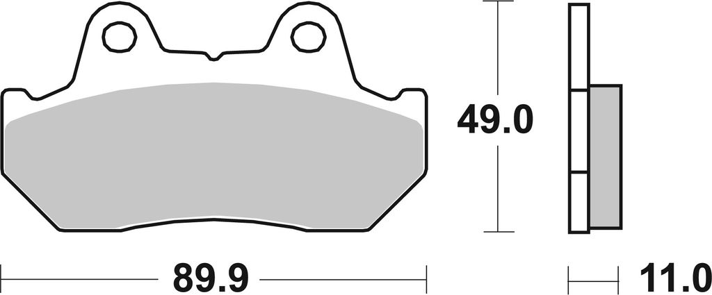 Bremsbeläge SBS 542LF Street Ceramic