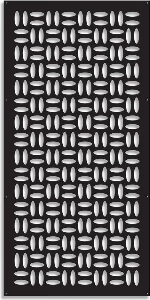 Separatore Ambiente PVC CHIPS 73x148 Nero: Pannello d'Arredo e Parasole - 4