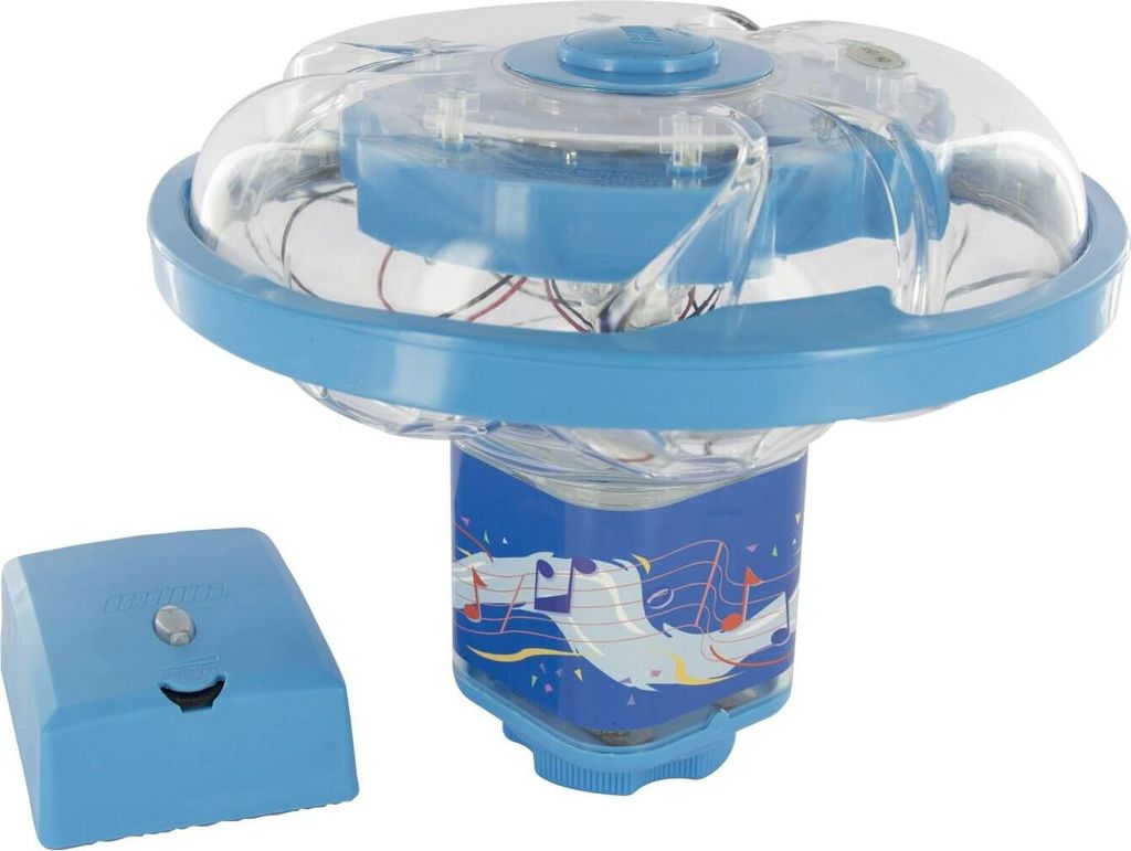 Intex Unterwasserlichtshow Dancing Water Light & Fountain Show Fernsteuerung, Anschluss 3,5 mm Klinkenstecker, ohne Batterie Anschluss an Smartphon...