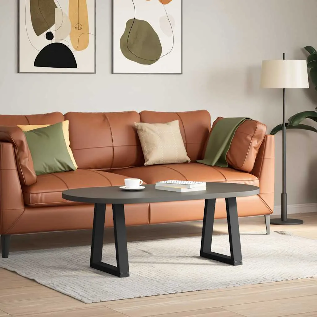 Gambe Tavolino SYFAX™ Nero Acciaio 28x43cm | Vivi lo Stile Industrial