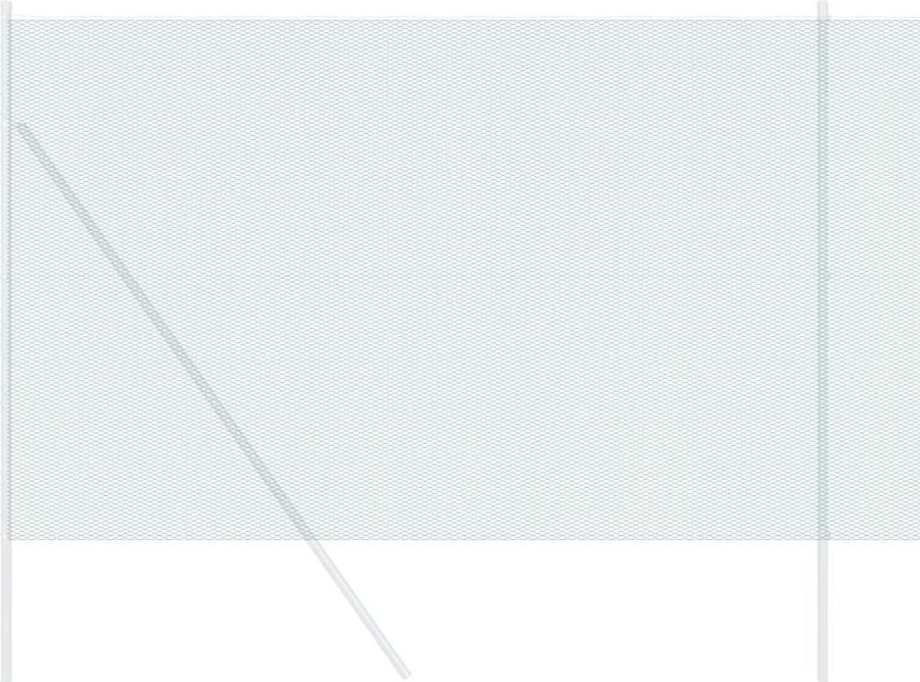 Hexagonzaun Grün 1,5 x 10 m PVC