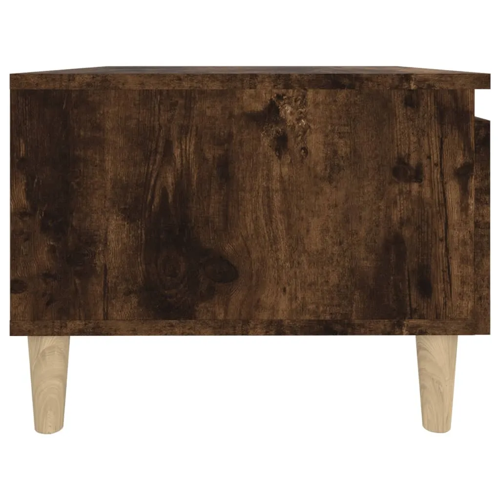 Coppia Tavolini SYFAX™ Rovere Fumo 50x46x35cm | Arredo Legno Multistrato - 9