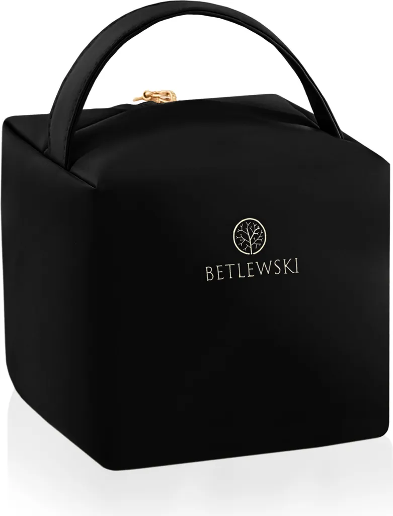 Trousse de maquillage carrée MELLOW noire BKP-05 pour voyage