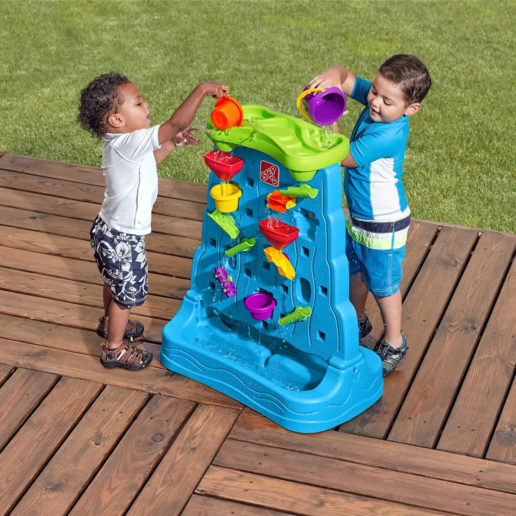 Mur d'eau Step2 Little Explorer avec 13 accessoires et parcours modulable - 6