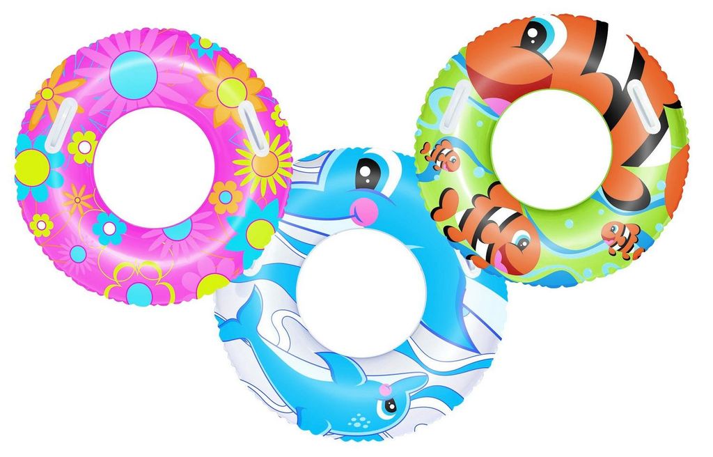 Bestway Schwimmring "Kiddie", 76 cm - 3 Modelle sortiert: Produktbild 