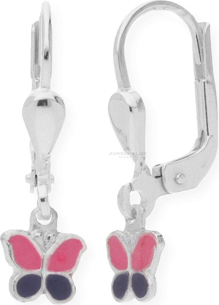 JuwelmaLux Kinderohrringe Schmetterling Silber 925 JL16-06-0135 emailliert