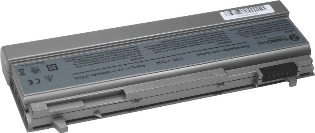 Trade-Shop Laptop Li-Ion Akku 10,8V/11,1V 6600mAh für Dell Latitude E6400 E6400 ATG E6400 XFR E6410