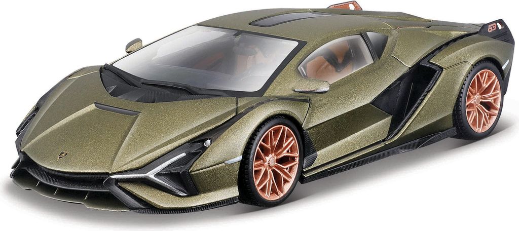 Maisto - Speed Icons - Lamborghini Sian FKP 37, mattgrün, Produktbild 