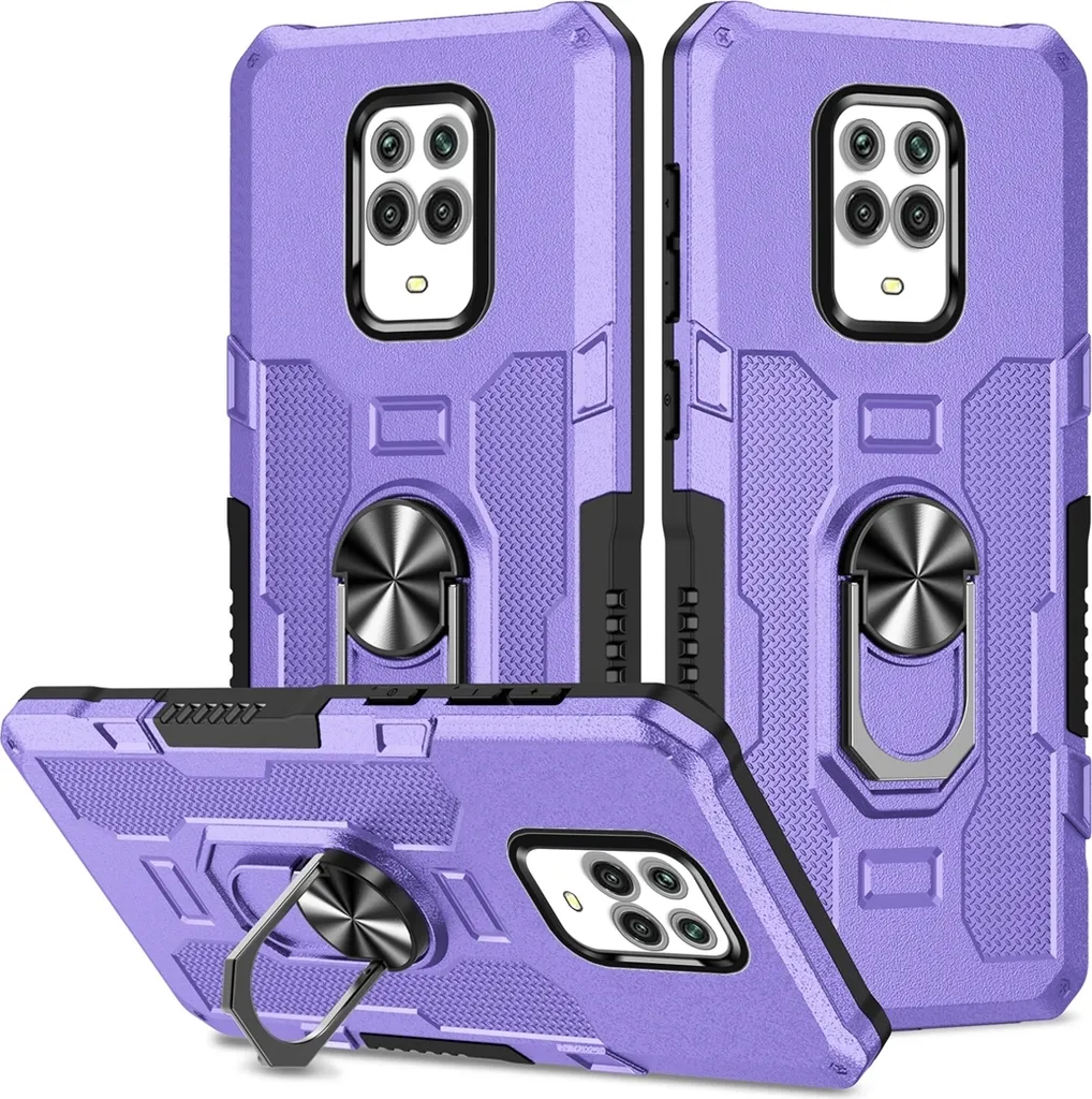 Cover Antiurto Redmi Note 9S/9 Pro: Armatura Militare con Supporto